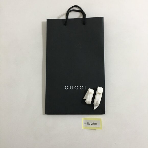 GUCCI Gift Bag w/ 2 Ribbons Size 15" x 9" x 5.5" Authentic - Picture 16 of 16